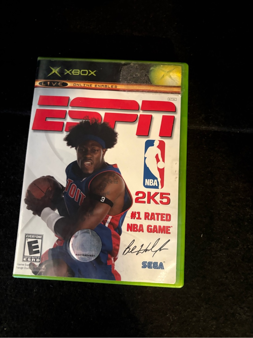 ESPN NBA 2K5 Xbox Game - White and Red Cover by SEGA
